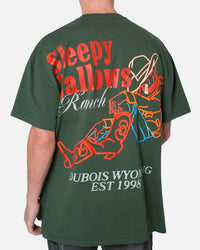 MNML Neon Cowboy T-Shirt Green
