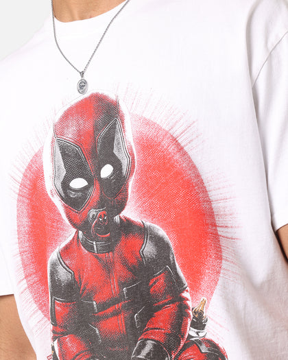 73Studio Marvel Deadpool Babypool Vintage T-Shirt White