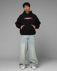 Loiter Cyber Logo Hoodie Black
