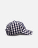 Von Dutch Distressed Plaid Dad Snapback Navy