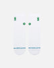 Stance NBA Logoman Quarter Socks White/Green