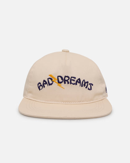 Felt Bad Dreams Garage 6 Panel Snapback Hat Natural