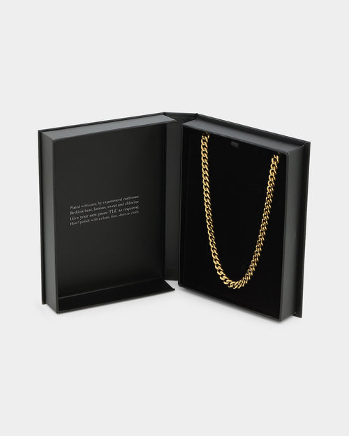 NXS 7mm Cuban Chain Gold