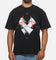 73Studio X WWE CM Punk My Life Rules Vintage T-Shirt Black Acidwash
