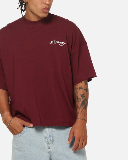 Ed Hardy Fade T-Shirt Wine