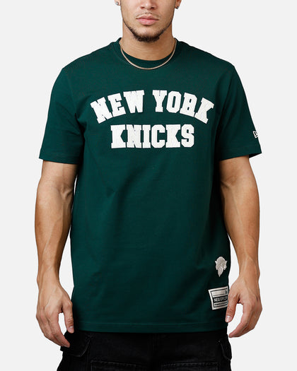 New Era New York Knicks Logo Select T-Shirt Dark Green