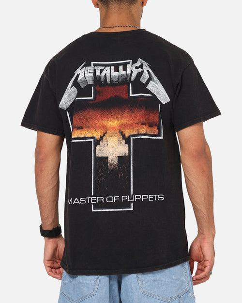 Metallica Master Of Puppets T-Shirt Black Wash