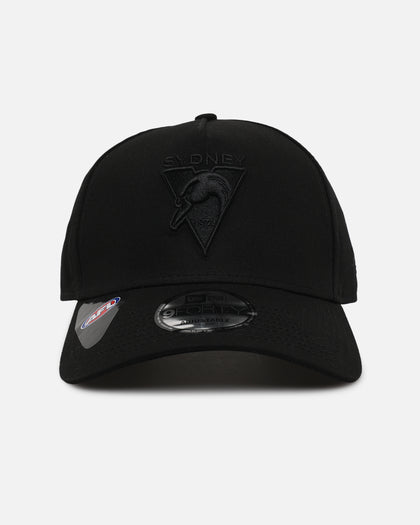 New Era Sydney Swans 'Triple Black' 9FORTY A-Frame Snapback Black