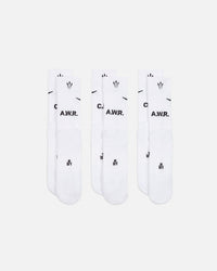 Nike Nocta Crew Socks 3 Pack White/Black
