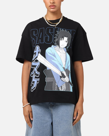 Goat Crew X Naruto Sasuke T-Shirt Black