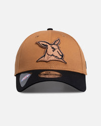 New Era North Melbourne Kangaroos 'AFL 2026' 9FORTY Strapback Med Beige