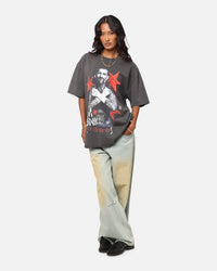 Culture Kings X WWE CM Punk Heavy T-Shirt Black Wash