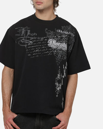 Worship Catharsis Box Crop T-Shirt Washed Black