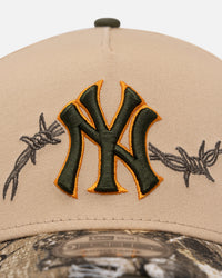New Era New York Yankees 'Real Tree Edge Grit' 9FORTY A-Frame Snapback Oat Milk/Real Tree