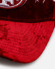 New Era San Francisco 49ers 'Crushed Velvet Dreams' 9FORTY A-Frame Snapback Maroon