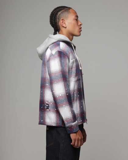 American Thrift Thrashed Flannel Deep Indigo
