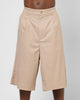 Carre Heritage Pleated Shorts Tan
