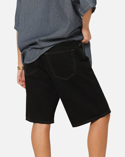 S Double Denim Standard Shorts Raw