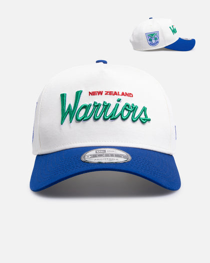 New Era New Zealand Warriors 'Chrome Script' 9FORTY A-Frame Snapback Official Team Colour