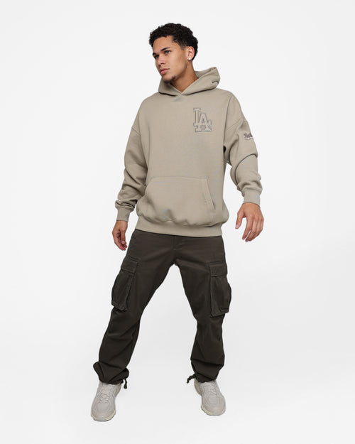 Pro Standard Los Angeles Dodgers Neutral Hoodie Taupe