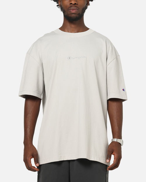 Champion Heritage New Script T-Shirt Iron Grey