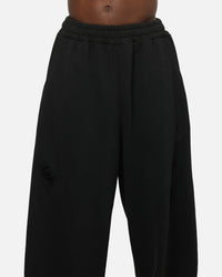 Saint Morta Distressed Baggy Sweatpants Black Wash