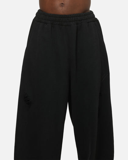 Saint Morta Distressed Baggy Sweatpants Black Wash