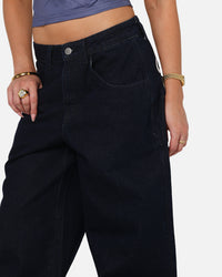 Ed Hardy Women's Cuffed Jeans Indigo