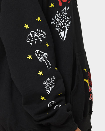 Rats Get Fat Sinners Hoodie Black