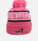 New Era X Alpine Team Cuff Knit Beanie Pink