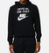 Nike Club French Terry Pullover Hoodie Black/Black/White