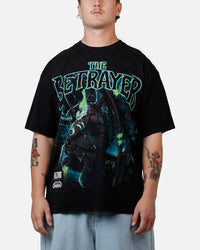 73Studio X World of Warcraft: The Betrayer V2 T-Shirt Black Acidwash