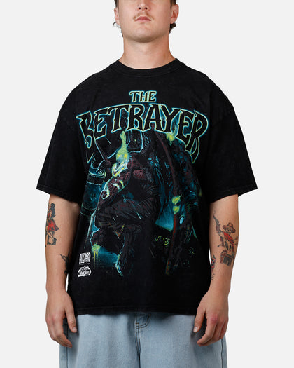 73Studio X World of Warcraft: The Betrayer V2 T-Shirt Black Acidwash