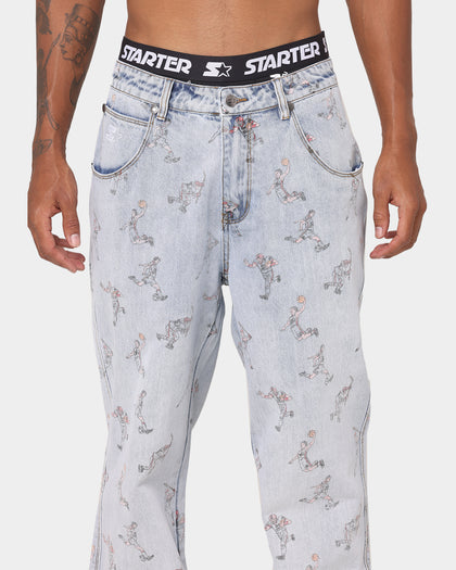 Starter Sports Stars Relaxed Vintage Jeans Snow Wash