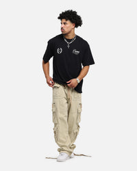 Carre Script T-Shirt Black