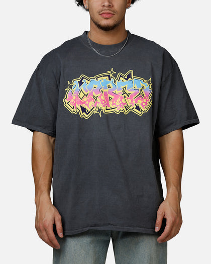 Carre Vandalize Drop T-Shirt Washed Charcoal