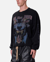 MNML 994 Wolf Long Sleeve T-Shirt Black
