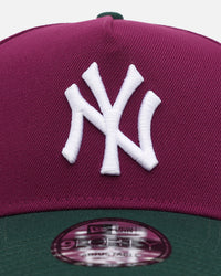 New Era New York Yankees 'Vineyard' 9FORTY A-Frame Snapback Purple