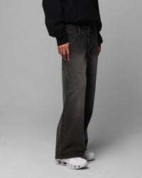 Loiter Star Layered Jeans Vintage Black