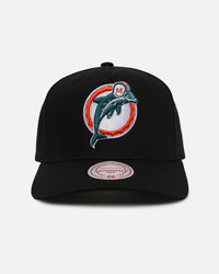 Mitchell & Ness Miami Dolphins Team Colour Logo MVP Snapback Black