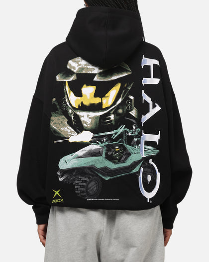 73Studio X Halo Logo Hoodie Black