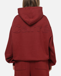 Carre Archive Hoodie Burgundy