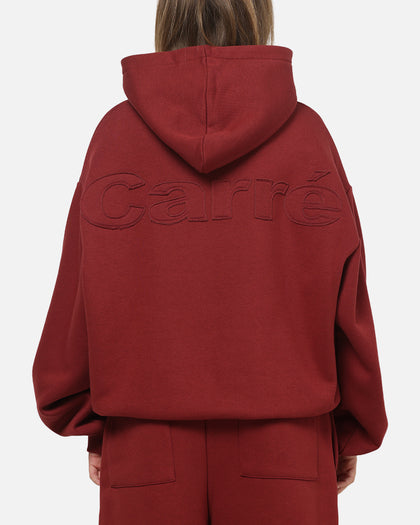 Carre Archive Hoodie Burgundy