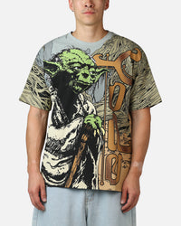 73Studio Star Wars Yoda All Over Print T-Shirt Black