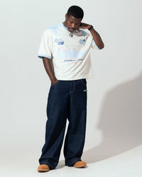 Loiter Tournament Jersey Off White/Blue