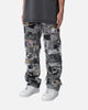 MNML Panelled Blanket Pants Black/White