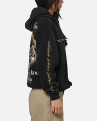 73Studio X The Lord Of The Rings The Ring Hoodie Black Acidwash