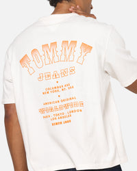 Tommy Jeans Arch Western Backprint T-Shirt Ancient White