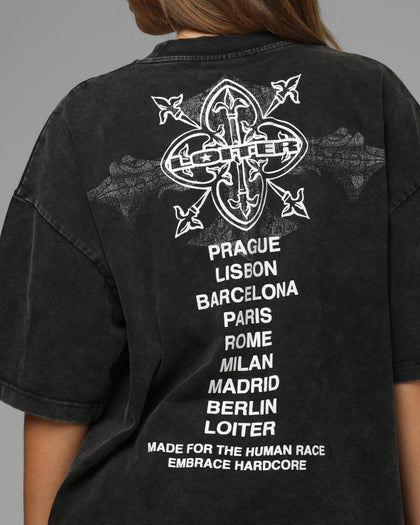 Loiter Chrome Dome T-Shirt Washed Black