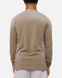 Tupac 2Pac Hem Vintage Long Sleeve T-Shirt Brown